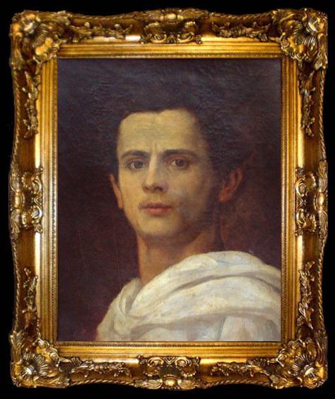 framed  Jose Ferraz de Almeida Junior Self portrait, ta009-2